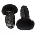 Calaycafe Glenn Cozy Puff Mitt with Real Fur (Women's)