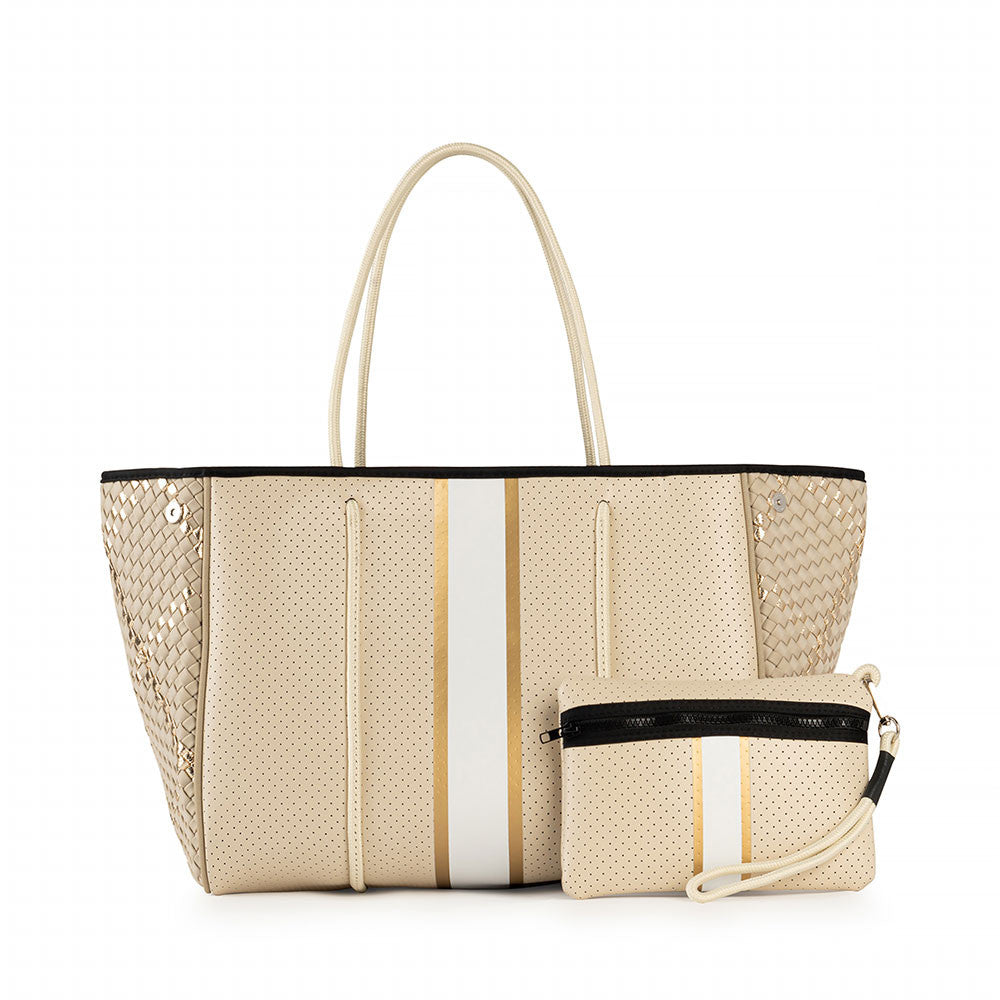 Calaycafe Greyson Dune Woven Neoprene Tote Bag (Women's)