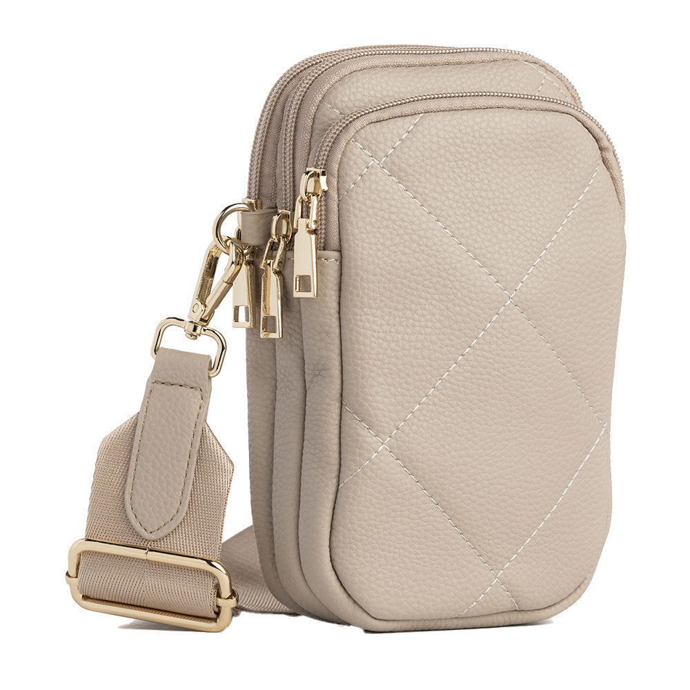 Calaycafe Atlas Fawn Cargo Phone Crossbody Bag (Women's)
