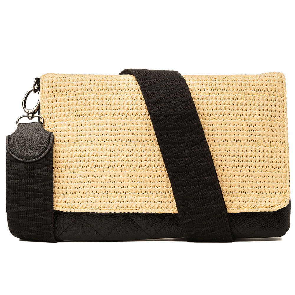 Calaycafe Lexi Raffia Crossbody Bag (Women's)